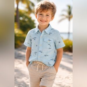 Me & Henry Dress Fish Shirt 6/7